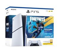 PS5 Console 1TB Standard Slim White + Fortnite Flowering Chaos