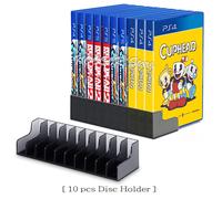 PS5 PS4 Scatola per dischi di carte da gioco Supporto universale Dischi CD da gioco da 10 pezzi Staffa di archiviazione per Playstation 5 Play Station 4