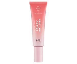 PSA FOLLOW THE LIGHT Multi-Acids & Vitamin C Radiance Peel: Weekly Rinse-Off Facial Peel with 10% Glycolic & Lactic Acid, 5% Vitamin C + Pomegranate Enzymes, Centella Asiatica. 50 ml/ 1.7oz