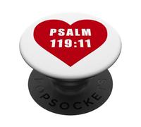 Psalm 119:11 - Thy Word Have I Hid in Mine Heart Reference PopSockets PopGrip Adesivo