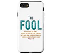Psalm 14:1 The Fool Hath Said There is No God - Evangelism Custodia per iPhone SE (2020) / 7/8