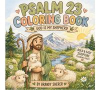 Psalm 23 Coloring Book: Bold & Easy Christian Scripture Coloring Pages for Kids, Teens & Adults | Bible Verses, Faith, The Good Shepherd & Peaceful Christian Designs