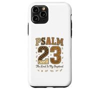 Psalm 23 The Lord Is My Shepherd Stitched Patchwork Christia Custodia per iPhone 11 Pro