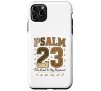 Psalm 23 The Lord Is My Shepherd Stitched Patchwork Christia Custodia per iPhone 11 Pro Max