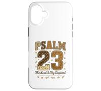 Psalm 23 The Lord Is My Shepherd Stitched Patchwork Christia Custodia per iPhone 16 Plus