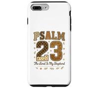 Psalm 23 The Lord Is My Shepherd Stitched Patchwork Christia Custodia per iPhone 7 Plus/8 Plus