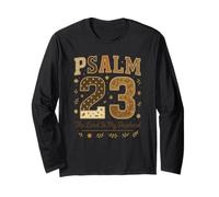 Psalm 23 The Lord Is My Shepherd Stitched Patchwork Christia Maglia a Manica