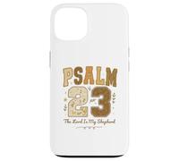 Psalm 23 The Lord Is My Shepherd Stitched Vintage Christian Custodia per iPhone 13