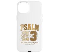 Psalm 23 The Lord Is My Shepherd Stitched Vintage Christian Custodia per iPhone 15 Plus