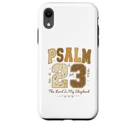 Psalm 23 The Lord Is My Shepherd Stitched Vintage Christian Custodia per iPhone XR