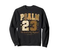 Psalm 23 The Lord Is My Shepherd Stitched Vintage Christian Felpa