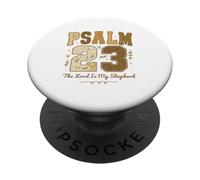 Psalm 23 The Lord Is My Shepherd Stitched Vintage Christian PopSockets PopGrip Adesivo