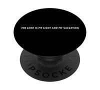 Psalm 27 - The Lord is my light and my salvation PopSockets PopGrip Adesivo