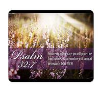 Psalm 32:7 Bible Verse Large Mousepad Mouse Pad Great Gift Idea
