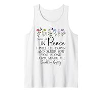 Psalm 4:8 I Will Lie Down And Sleep in Peace God Bible Verse Canotta