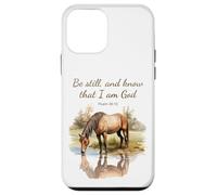 Psalm 46:10 Be Still, and Know That I am GOD, Girls Horse Custodia per iPhone 12 mini