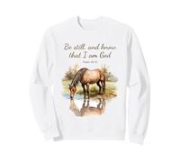 Psalm 46:10 Be Still, And Know That I am God, Girls Horse Felpa