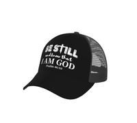 Psalm 46.10 Be Still Know That I Am God Donna Uomo Cappellino da Baseball Classic Berretto da Baseball Sportivo Cappellino con Visiera per Estivo Tennis Sport