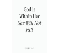 Psalm 46:5 God is Within Her She Will Not Fall: Graph Paper Notebook, 6x9 Inches, 120 Pages