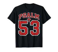 Psalm 53 God Looks Down from Heaven Christian Scripture Maglietta