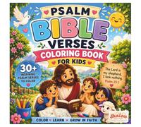 Psalm Bible Verses Coloring book