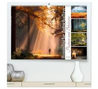 Psalmen und Bibelverse - Himmlische Botschaften (hochwertiger Premium Wandkalender 2026 DIN A2 quer), Kunstdruck in Hochglanz: Worte des Lichts und Seelenfrieden