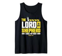 Psalms 23:1 The Lord Is My Shepherd Christian Wear Canotta