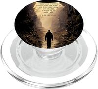 Psalms 23:4 Though I Walk Through The Valley Christian Bible PopSockets PopGrip per MagSafe