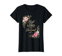 Psalms 37:3 Trust in The Lord & Do Good - Christian Women's Maglietta