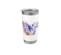 Psalms 46:10 Be Still & Know That I Am God - Women's Faith Bicchiere termico in acciaio inox doppia parete