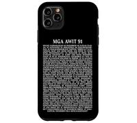 Psalms 91 Bible Verse Protection Blessing Safety (Tagalog) Custodia per iPhone 11 Pro Max