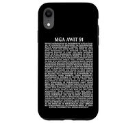 Psalms 91 Bible Verse Protection Blessing Safety (Tagalog) Custodia per iPhone XR