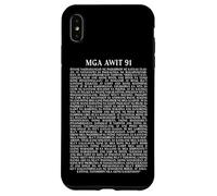 Psalms 91 Bible Verse Protection Blessing Safety (Tagalog) Custodia per iPhone XS Max