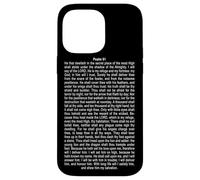 Psalms 91 Full KJV Bible Verse Protection & Safety Blessing Custodia per iPhone 14 Pro Max