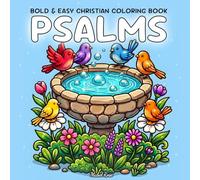 Psalms Bold & Easy Christian Coloring Book