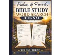 Psalms & Proverbs Bible Study Word Search Journal: 50 Scripture Reflections, Prayer Prompts & Puzzles