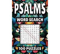 Psalms Word Search: 100 Pages of Bible Puzzles, Word Scramble, Word Find, and Vocabulary Activities for Kids, Adults, and Seniors