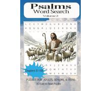 Psalms Word Search Puzzle Book: 50 Word Search Puzzles from the Middle Psalms for Peaceful Reflection| 6x9 inches, 100 pages| Ideal for devotion, free time, or as a faith-filled gift.
