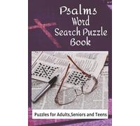 Psalms Word Search Puzzle Book: Word Searches: Easy to Read About Psalms,prayer,Worship,God and more[6x9 inch Paperback Book has 55 Puzzles,55 ... Great for Birthday's,Gifts and Free Times