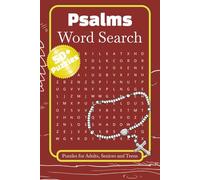 Psalms Word Search: Word Search Puzzles with Easy to Read Print about Psalms, Faith, Scripture and More | 6x9 inches, 110 pages | 50+ Puzzles ... Gift for Vacations, Holidays and Relaxation