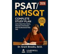 PSAT/NMSQT: Complete study plan with practice test, proven strategies, and score boosting tips