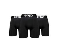 PSD - Boxer da uomo basic in tinta unita, cavallo da 17,8 cm, traspirante e di supporto, biancheria intima da uomo con tessuto traspirante, Medium