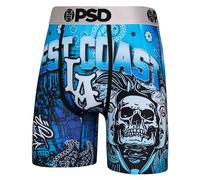 PSD Boxer da uomo con stampa animalier - cucitura interna da 17,8 cm, traspirante e di supporto, biancheria intima da uomo con tessuto traspirante, Angelo perduto, Large