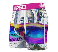 PSD Boxer da uomo di media lunghezza, cavallo da 12,7 cm, traspirante e di supporto, biancheria intima da uomo con tessuto traspirante, Termico $Plit (Lunghezza media), Small