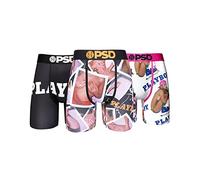 PSD Boxer da uomo Playboy 3Pk Multi, S, Multi, Small