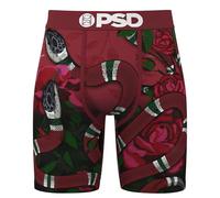 PSD Boxer King Snake da 7" con gamba, borsa in microfibra, cuciture piatte durevoli, vita in microfibra, 88% poliestere e 12% elastan, King Snake, L