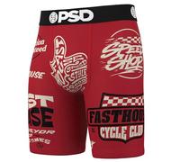 PSD Fasthouse - Boxer da uomo traspirante e di supporto, in tessuto traspirante, Rilegatura Fh, Large