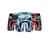 PSD Wf Essentials - Boxer da uomo, confezione da 3, cucitura interna 17,8 cm, traspirante, confezione da 3