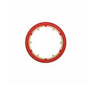 PSDFJAD ZHGUIMING 28.5mm Verde Luminoso Quadrante Cavo Scala Capitolo Interno Anello Orologio Mano Quadrante Adattato for NH35 NH36 NH38 NH70 Movimento(Red)