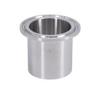 PSDFJAD ZHGUIMING 3A 28,6/40 mm Altezza 19/25/32/38/45/51/63/76/89/102/108 mm Tubo OD Saldatura di Testa 1,5"-4" Tri Clamp Ghiera SUS304 Sanitario Homebrew(40mm Height,Weld_19MM OD K50.5MM)